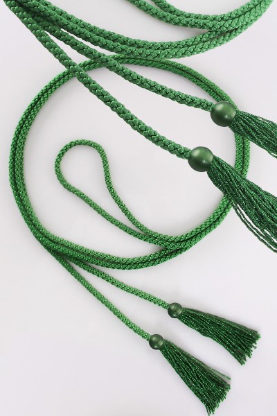 Cingulum com borlas verdes