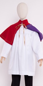 Capas curta de altar PMp1 - Capas reversíveis - Leitores e servidores de altar - ParamentosLiturgicos.pt